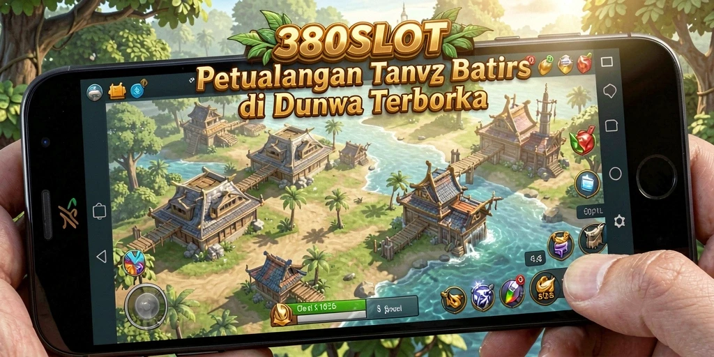 Tampilan gameplay <strong>380SLOT</strong> dalam dunia terbuka yang menakjubkan.