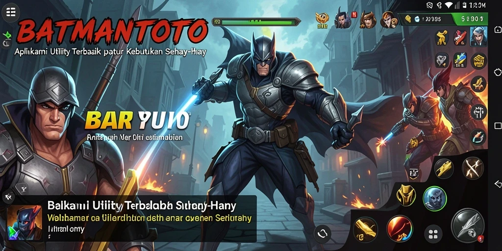 Tampilan antarmuka aplikasi BATMANTOTO yang menarik dan fungsional.