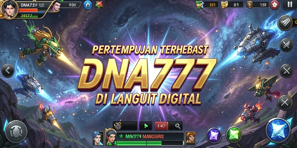 Gameplay dinamis DNA777 dengan pertempuran seru dan grafis menarik.