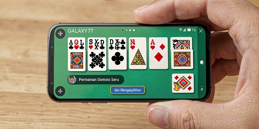 Tampilan gameplay seru pada GALAXY77, penuh dengan aksi dan interaksi.