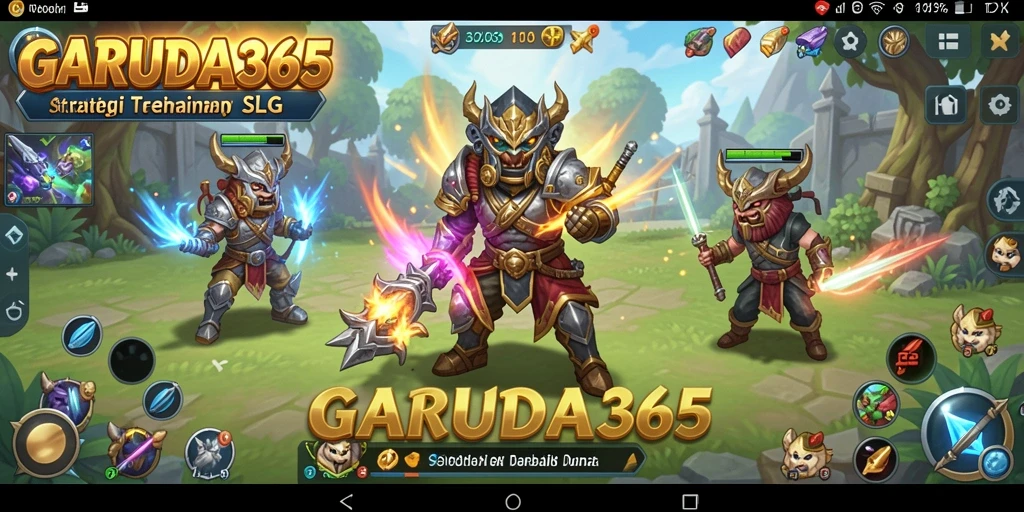Tampilan screenshot GARUDA365 dengan gameplay SLG yang mendebarkan.