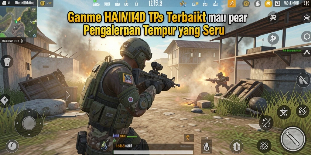 Screenshot utama HAKIM4D menampilkan aksi pertempuran yang intens dan grafis yang menakjubkan.