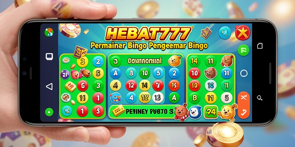 Tampilan gameplay HEBAT777 yang seru dan interaktif dalam permainan Bingo.