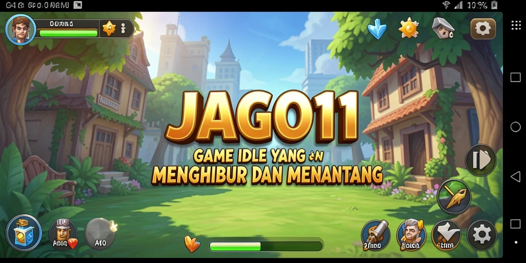 Tangkapan layar JAGO11 menampilkan gameplay Idle yang memukau dan menawan.