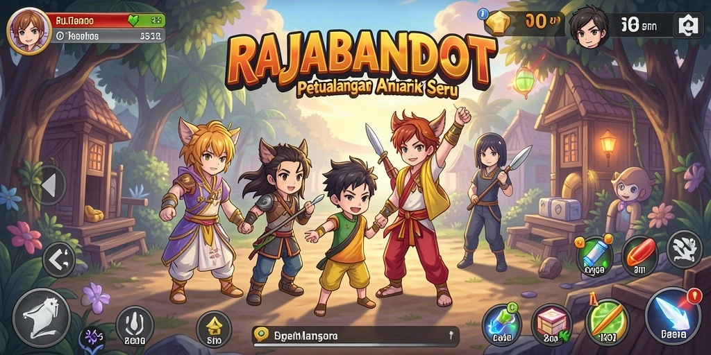 Gameplay menarik di dunia Anime penuh warna.