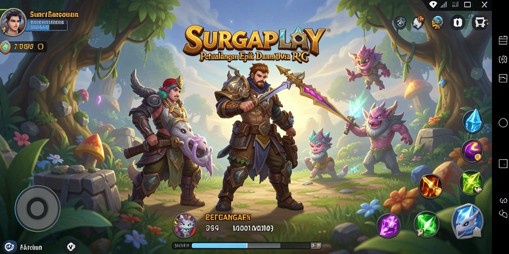Gameplay SURGAPLAY yang seru dan mencengangkan.